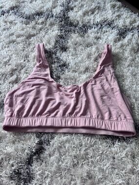 Andie Light Pink Scoop Neck Bralette